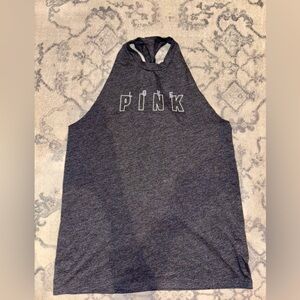 Victoria's Secret PINK Tank Top Twist Back Strap in Gray XS / EUC